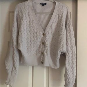 Cropped cardigan